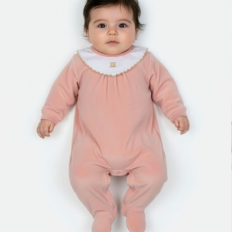Bib Footie - Rose
