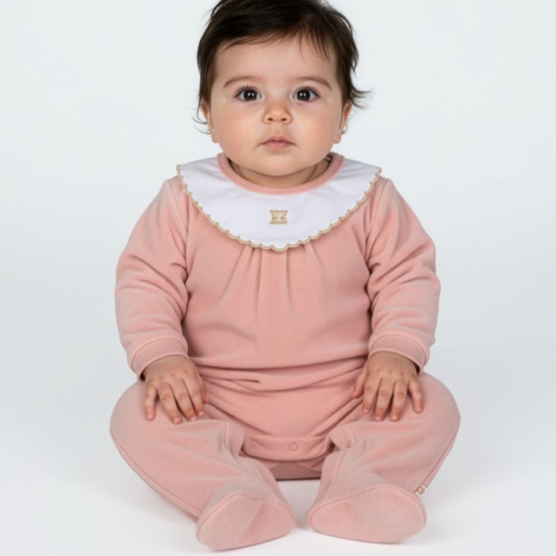 Bib Footie - Rose