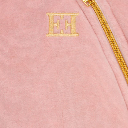 Hooded Footie - Rose