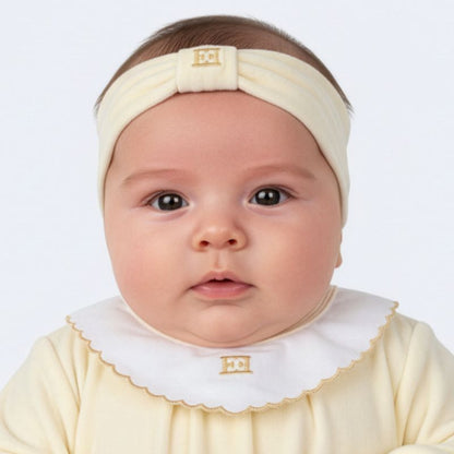 Logo Headband - Antique White