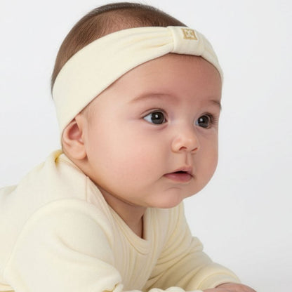 Logo Headband - Antique White