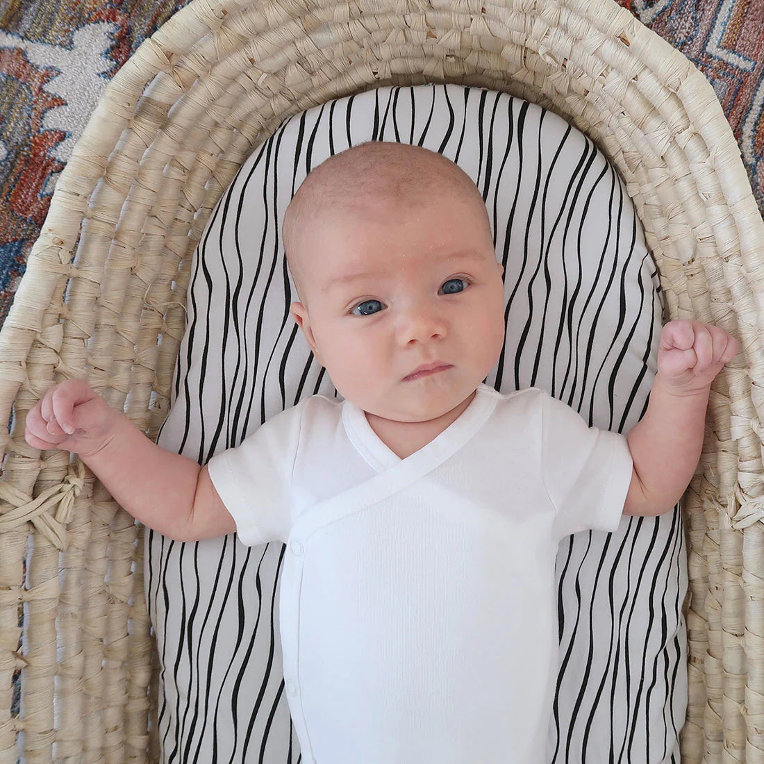 Crib Sheet 2 Pack - Black-white