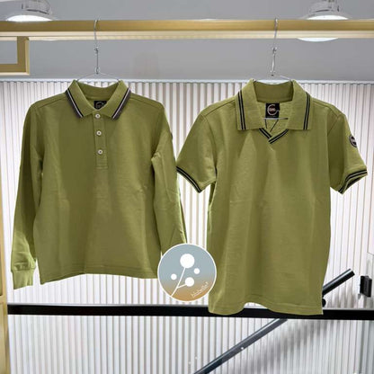 V-Neck Polo - Beetle &amp; Navy Blue