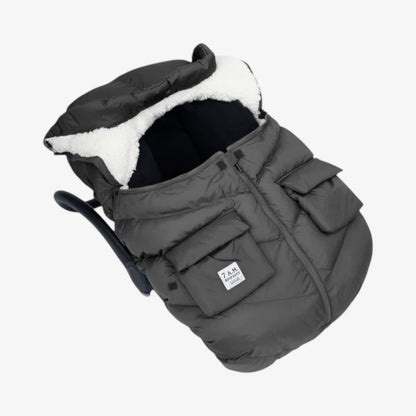 Car Seat Cocoon - Black Oslo