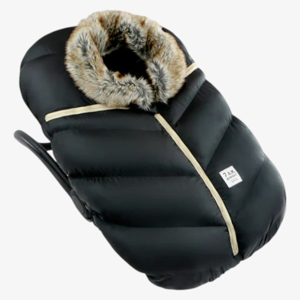 Car Seat Cacoon Tundra - Black Faux Fur
