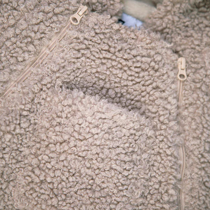 Teddy Jumpsuit - Oatmeal