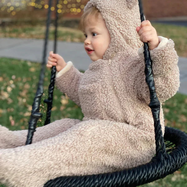 Teddy Jumpsuit - Oatmeal