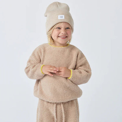 Heather Beanie - Almond