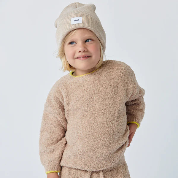 Heather Beanie - Almond