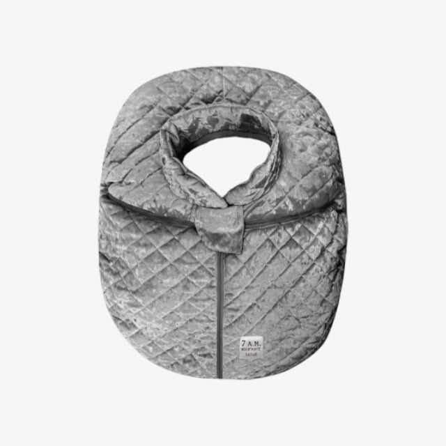 Car Seat Cacoon Quilted - Grey