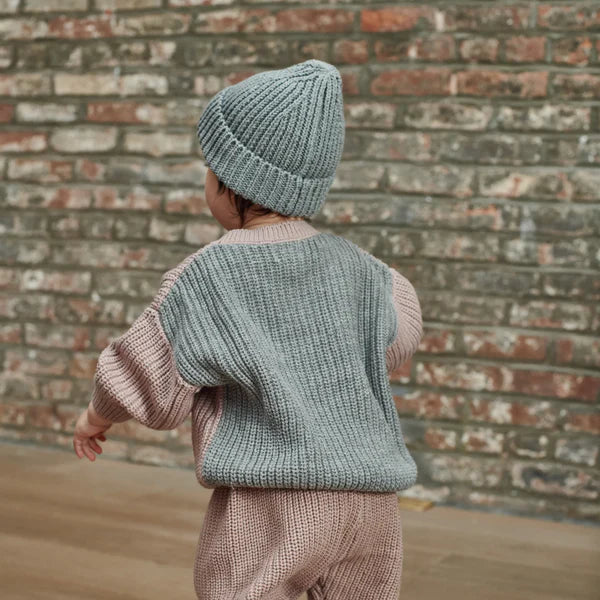 Chunky Beanie - Heather Grey