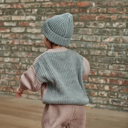 Chunky Beanie - Heather Grey