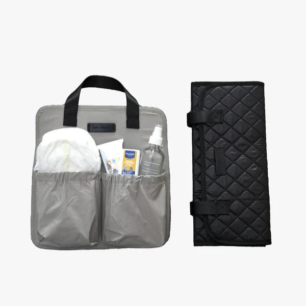 London Diaper Backpack - Black Polar