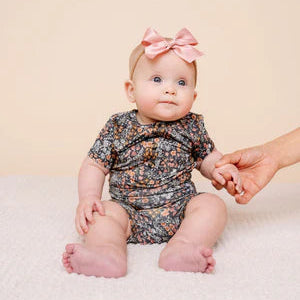 Satin Bow Headband - French Pink