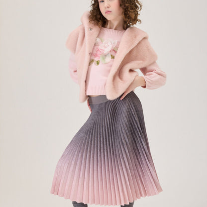 Pleated Skirt - Rose