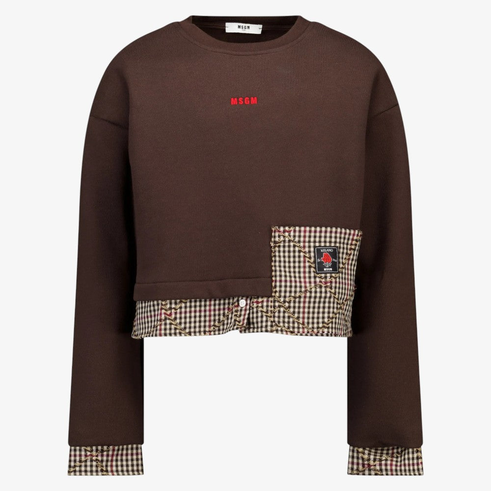 Boxy Sweatshirt - Coffee