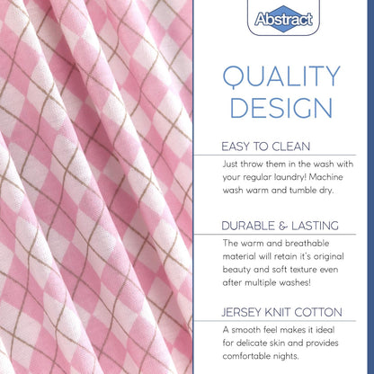 Dot Portable Crib Sheet - Arygle Pink