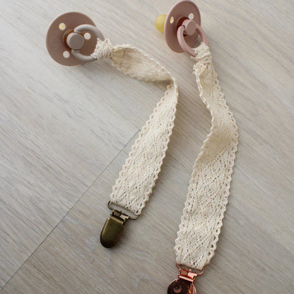 Diamond Paci Clip - Rose Gold