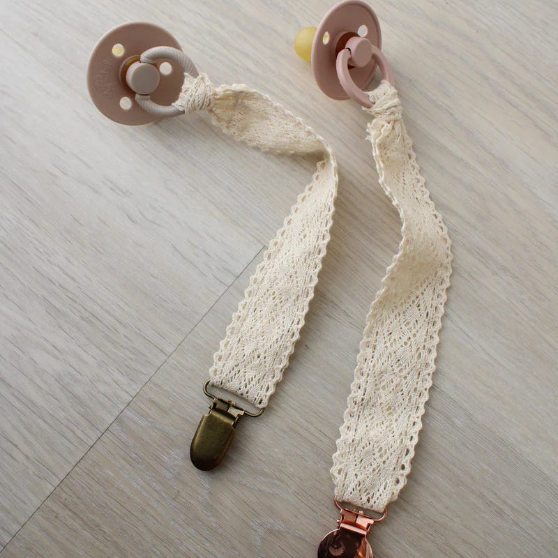 Diamond Paci Clip - Brass