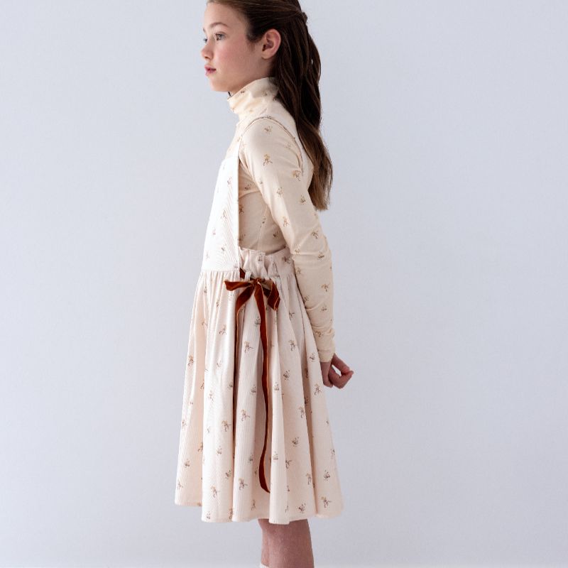 Print Cord Pinafore - Twiggy