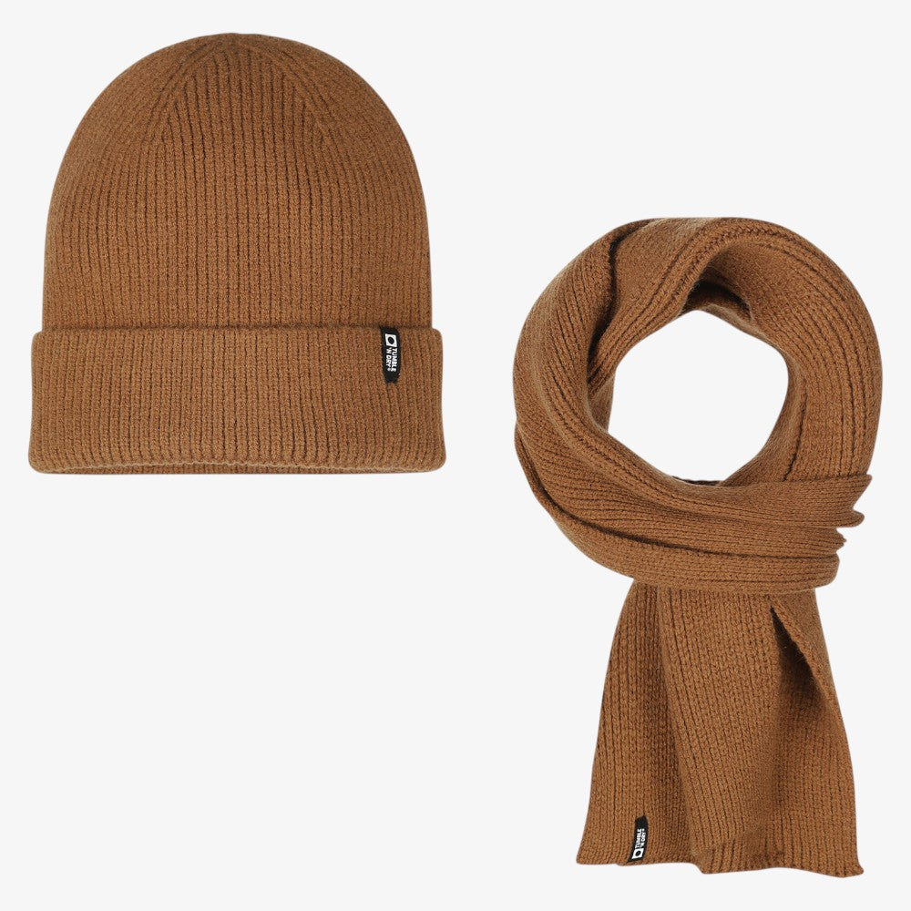 Beanie And Scarf - Rubber