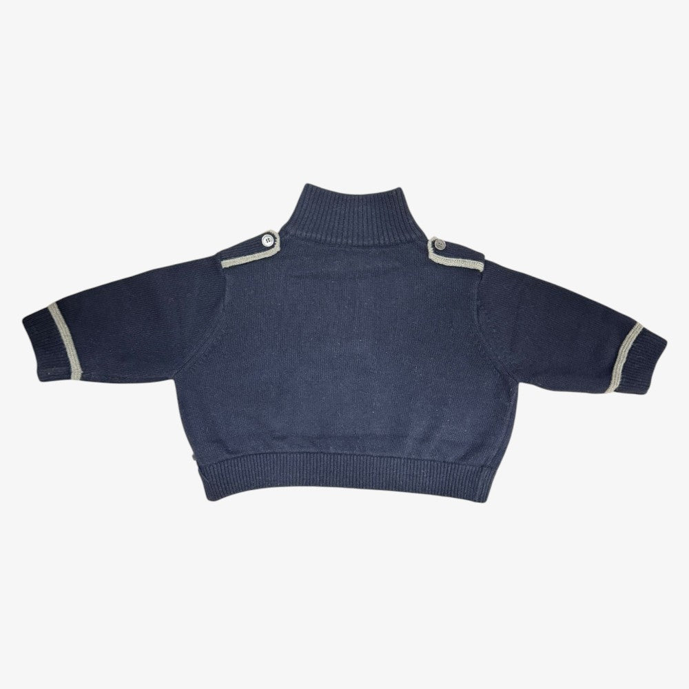 Marine Knit Sweater - Navy