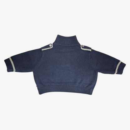 Marine Knit Sweater - Navy