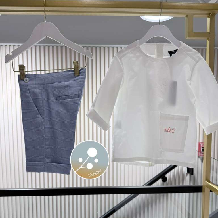 Shirt - White &amp; Red