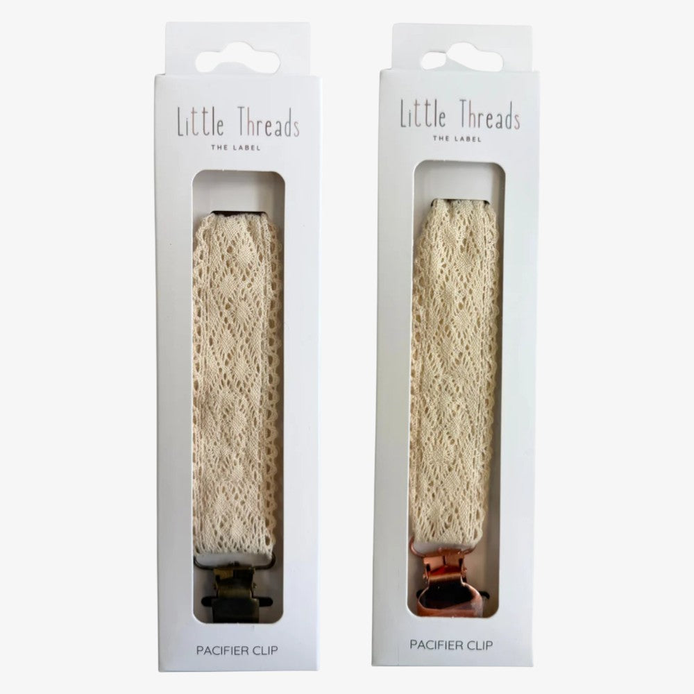 Diamond Paci Clip - Brass