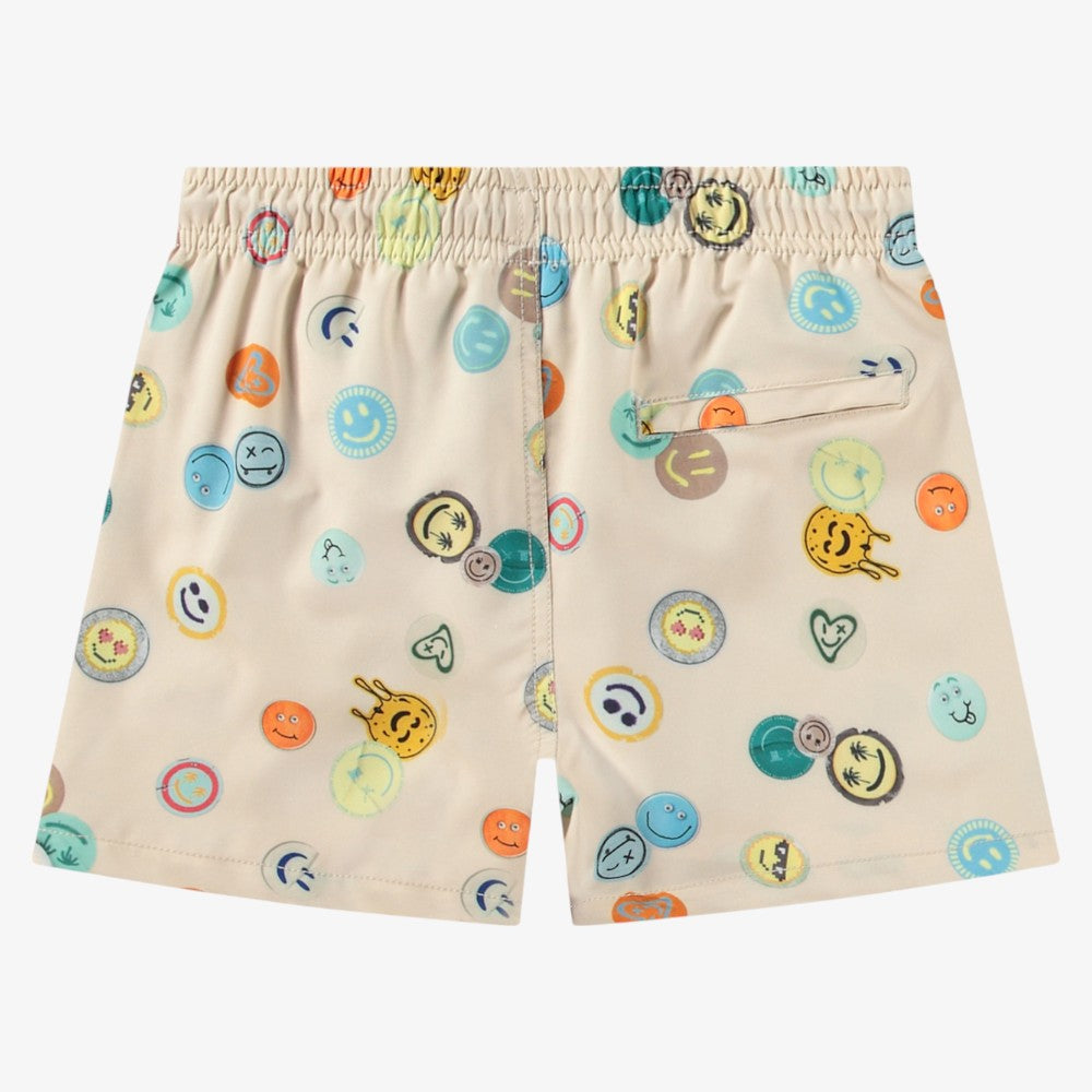 Niko Swim Shorts - Sand Smile