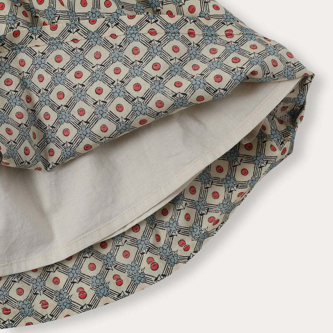 Rhombus Skirt - Beige