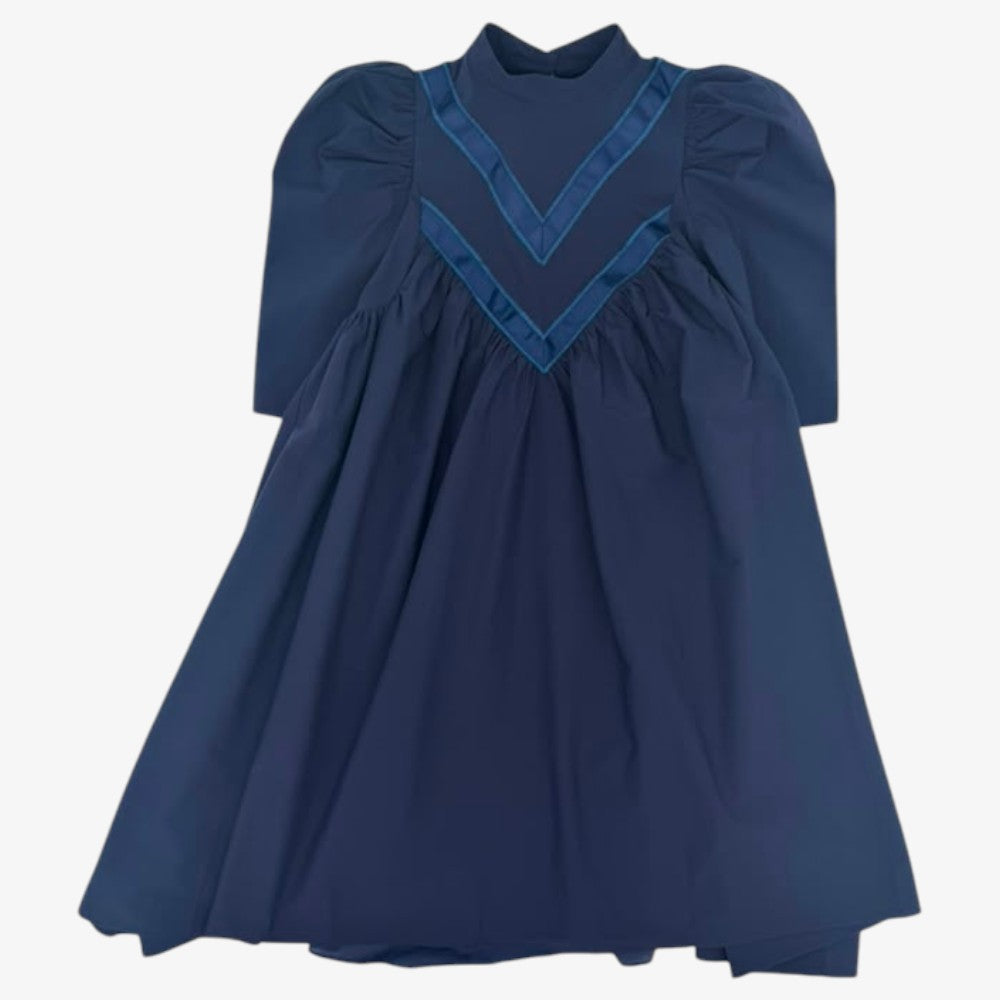 Celeste Dress - Navy Blue