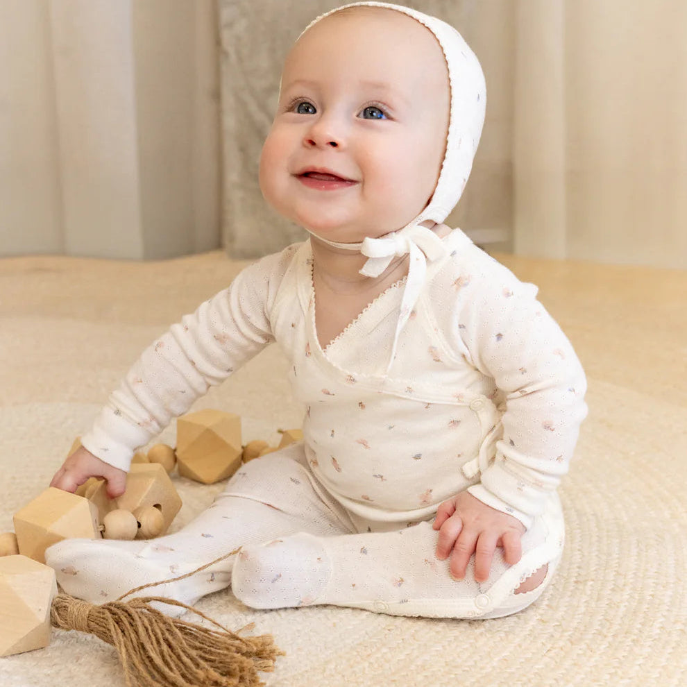 Pointelle Wrap Take me Home Set - Pink