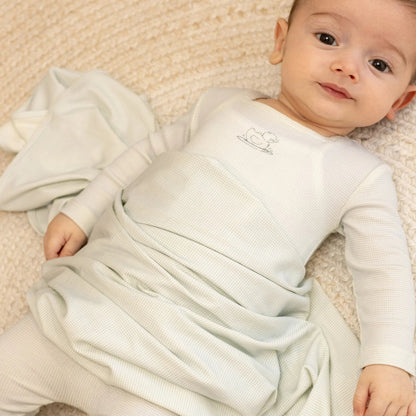 Stiped Ducky Take Me Home Set - Dusty Blue