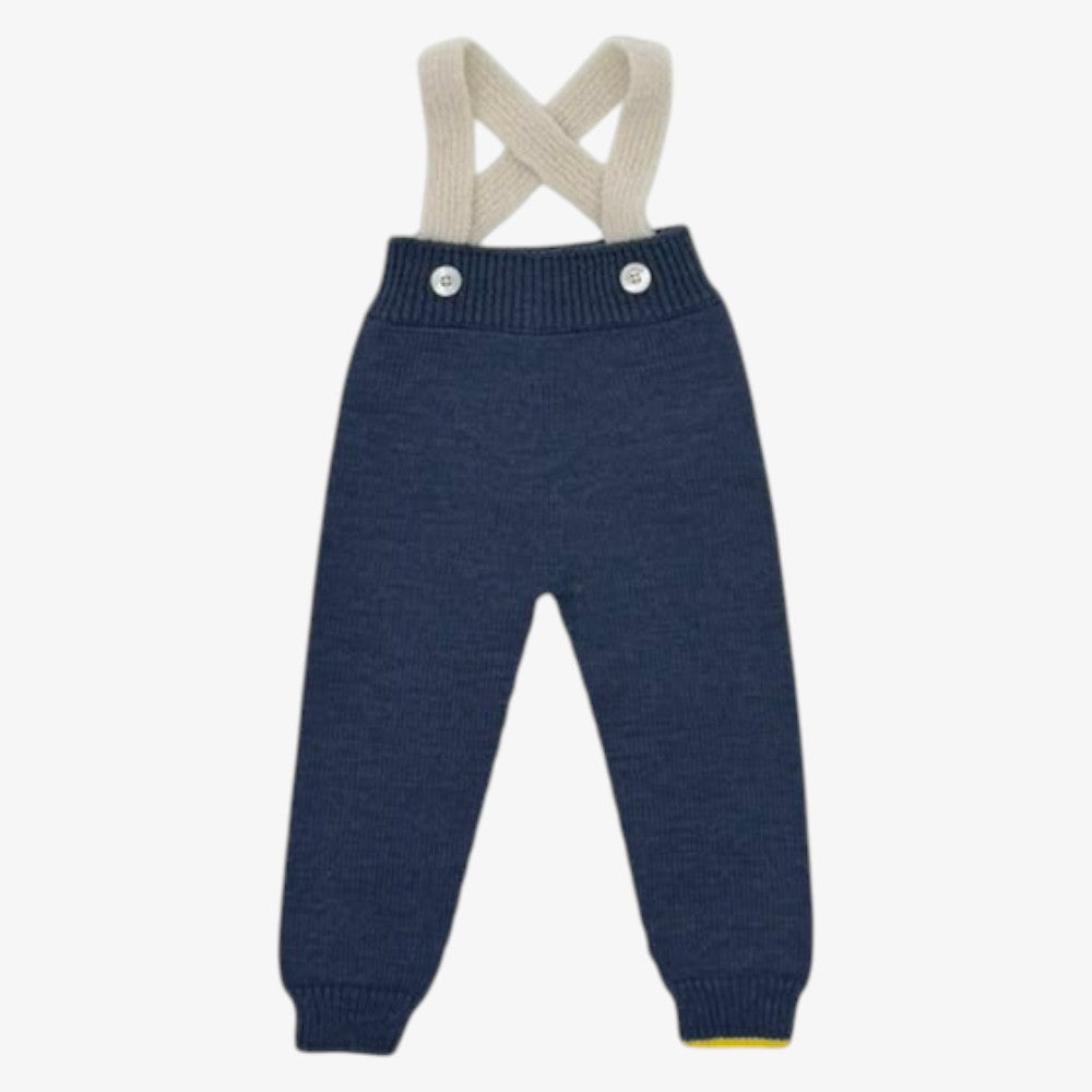 Wool Suspender - Navy