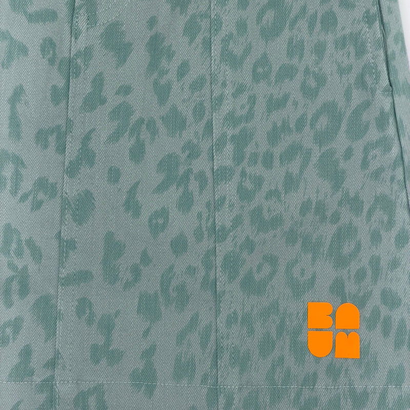 Leopard Skirt - Mint