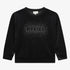 Rhinestones Sweatshirt - Black