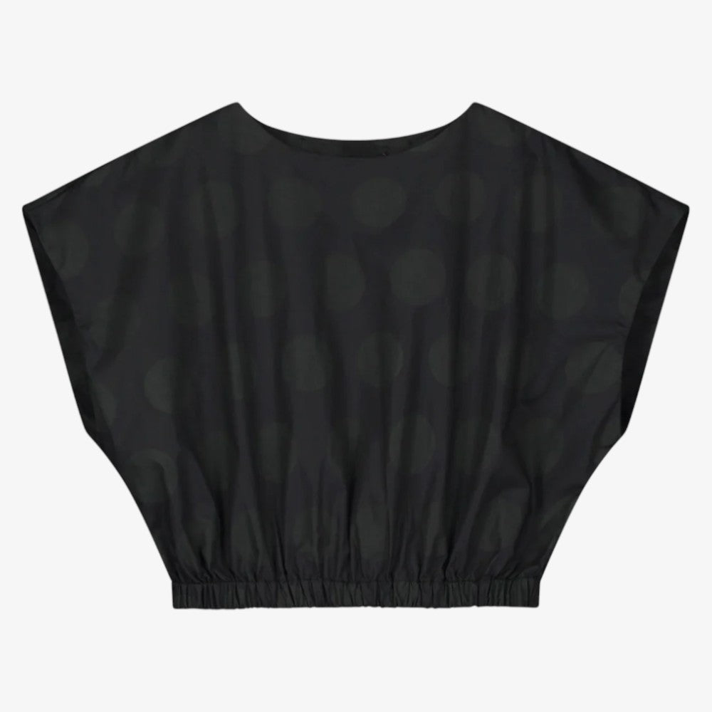 Polka Dot Top - Black