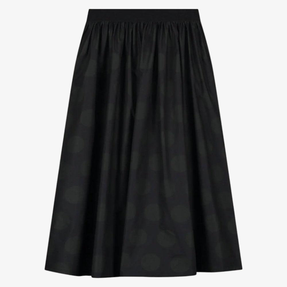 Polka Dot Skirt - Black