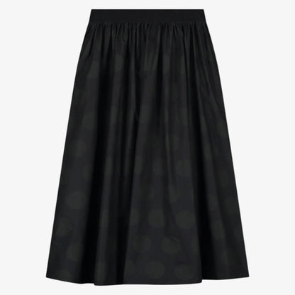 Polka Dot Skirt - Black
