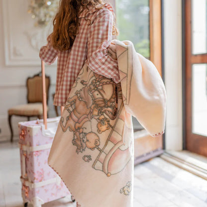 Merry Go Blanket - Sugary Pink