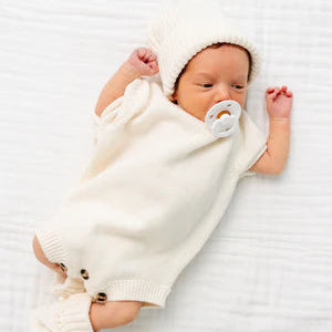 Knit Beanie - Ivory