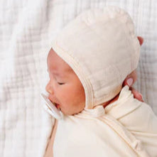 Muslin Bonnet - Blush