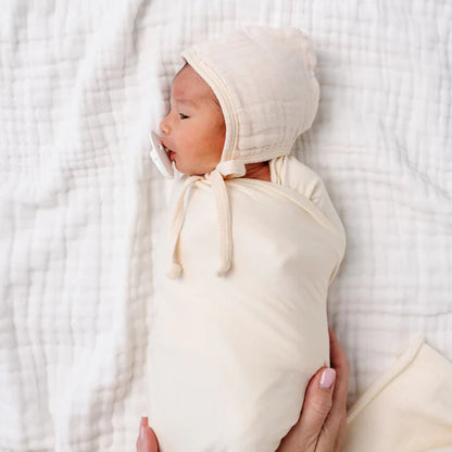 Muslin Bonnet - Cream