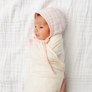 Muslin Bonnet - Blush