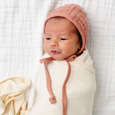 Muslin Bonnet - Rose