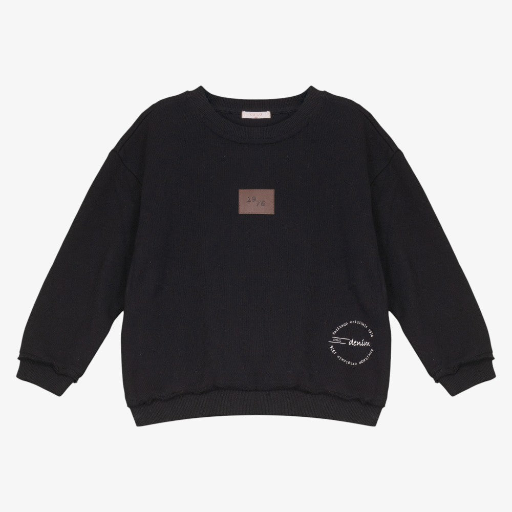 Stamp Sweatshirt - Black