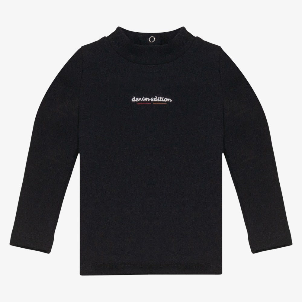 Heritage Mock Neck - Black