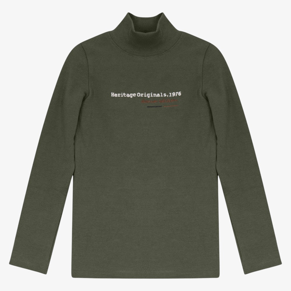 Heritage Mock Neck - Green