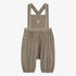 Embroidered Overall - Brown